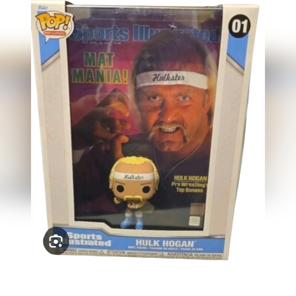 Funko Pop Hulk Hogan with Headband and Mustache Sports Illustrated HULKSTER NEW